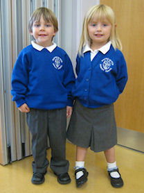 Uniform modelled by some pupils